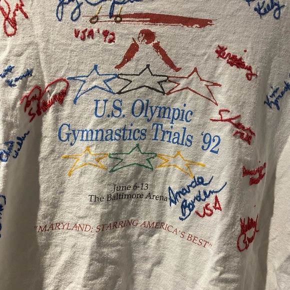 Vintage 1992 single stitched gymnastics tee - Picture 2 of 4